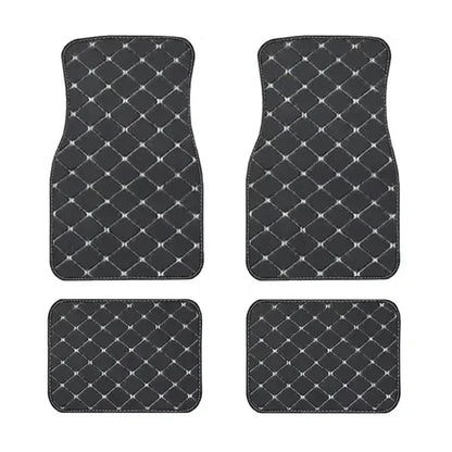 Universal Size Artificial Leather Car Floor Mats for OPEL Astra K Insignia Zafira Antara CORSA Vectra B Mokka Car Accessories