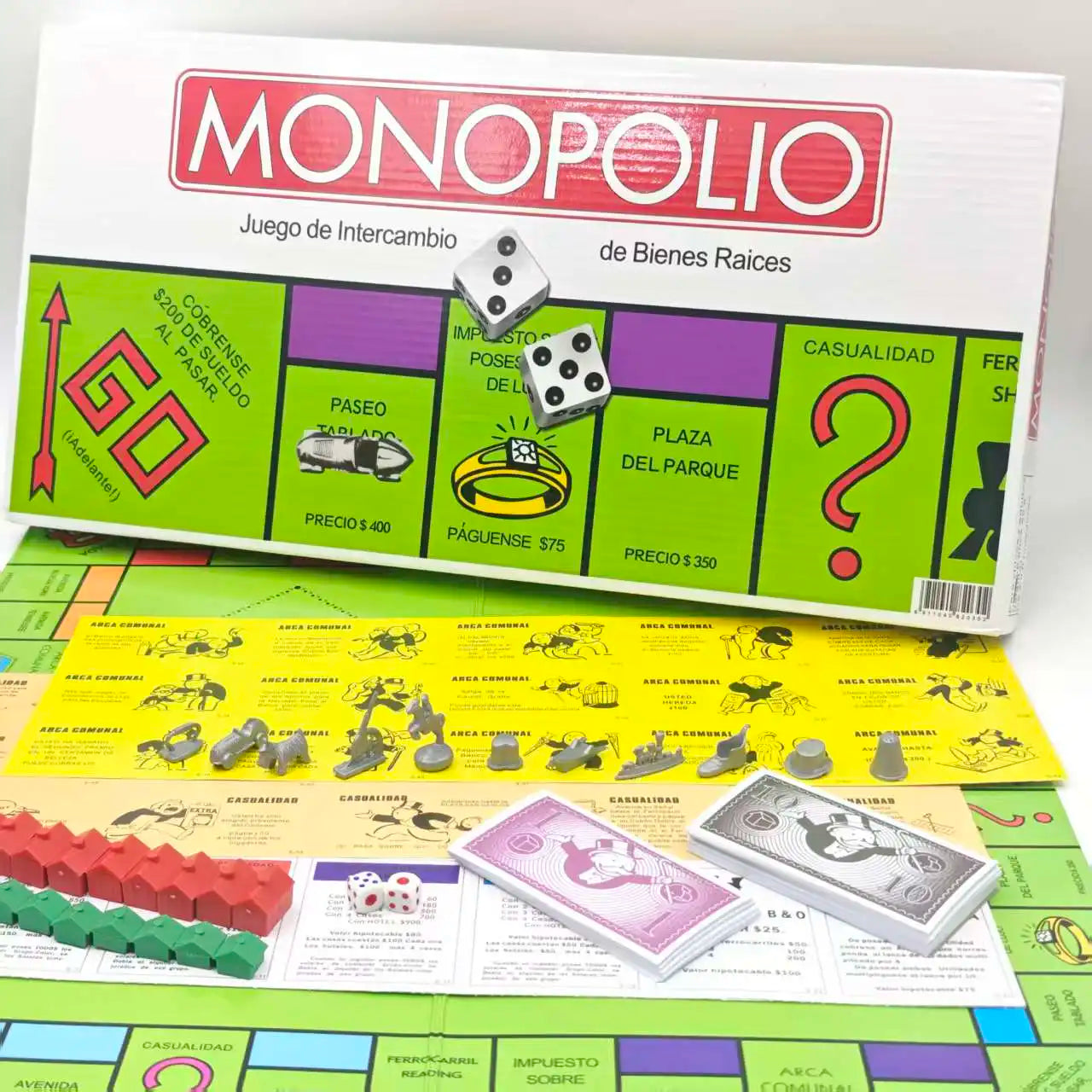 Spanish Version Monopoly Board Game Classic Property Trading Game Family Party Tabletop Game MONOPOLIO
