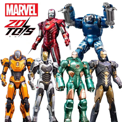 ZD Toys Iron Man Action Figures (Models: MK1-MK10,MK9, MK12, MK14, MK15, MK18, MK28, MK38, MK40, MK42, MK43,MK46 7-Inch, etc