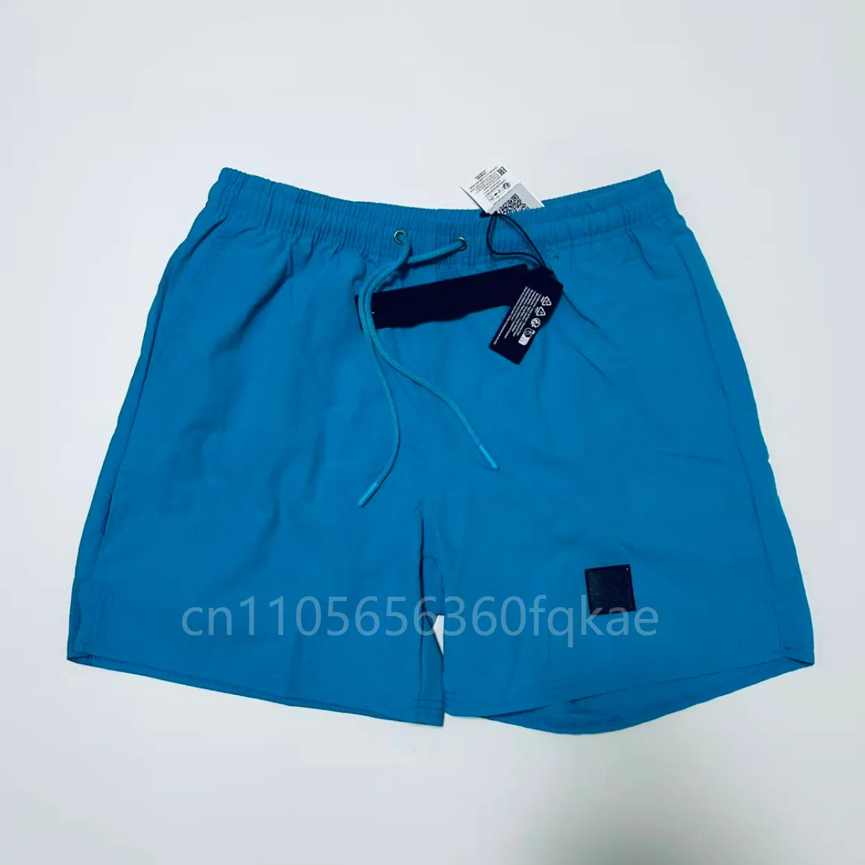 2026 Square Compass Rose Patch Italian Luxury Brand Style 3 Labels Shorts Men's Elastic Waist Drawstring 4 Inch Beach Shorts