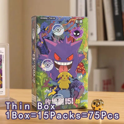 Pokemon PTCG 151 Surprise Booster Box Simplified Chinese Scarlet Violet Zhu Zi Gengar Pikachu Kanto Collection Hobby Sealed Trad