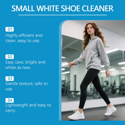 White Shoe Cleaner No-Wash Dry Cleaning Foam Decontamination Whitening Polish Leather Suede Canvas Sneakers Quick Cleanse Care