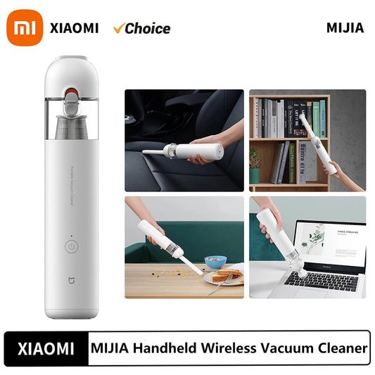 New Xiaomi Handheld Vacuum Cleaner Portable 13000Pa 2 Gear Cordless Multifunctional Nozzle Dual Filtering Home Car Dust Catcher