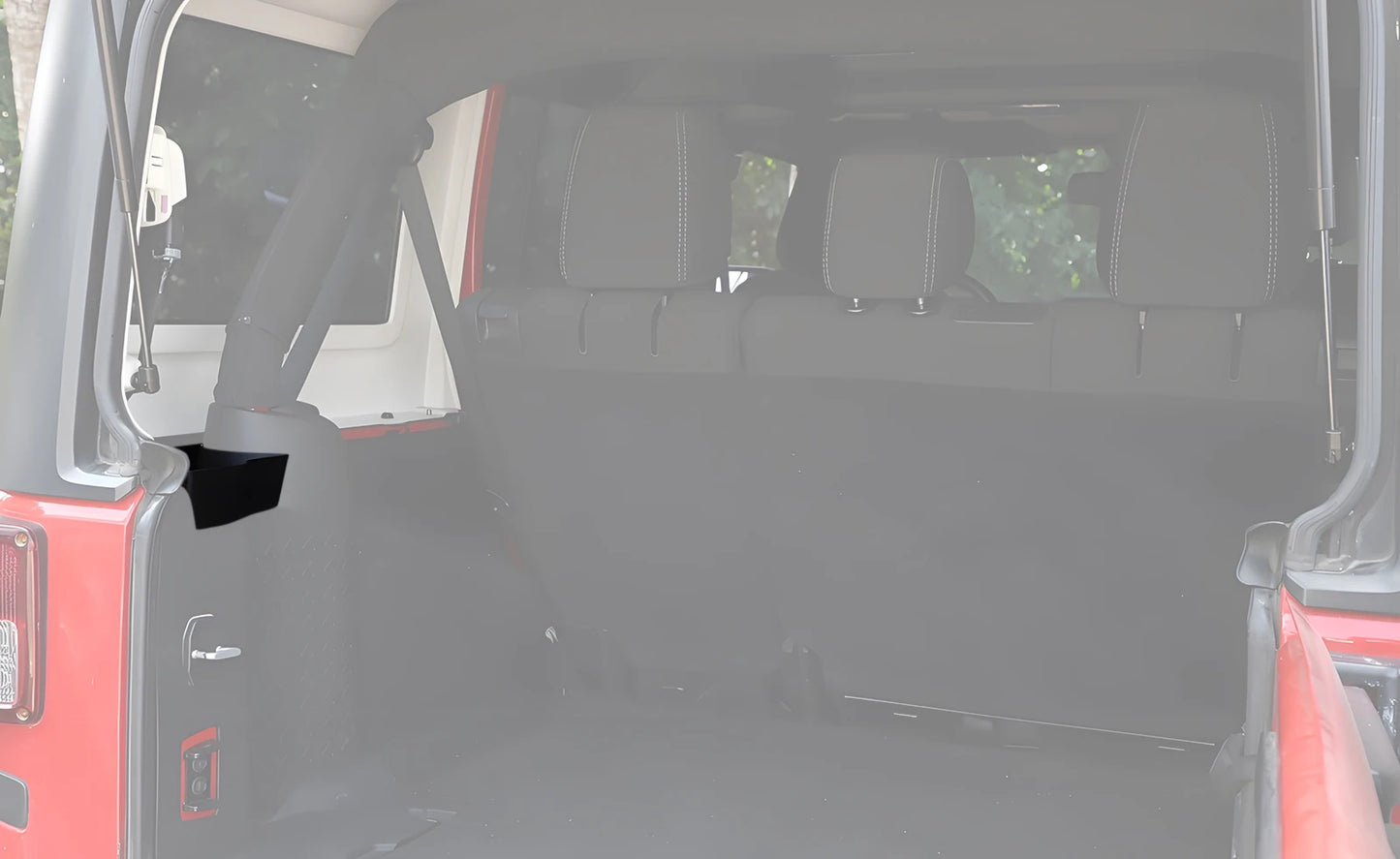 Car Rear Trunk Storage Box Organizer Tray for Jeep Wrangler JK 2-4 Doors 2011-2017 Stowing Tidying Auto Interior Accessories