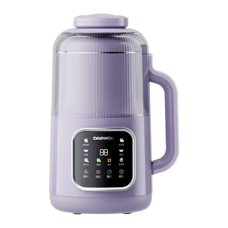 220V Blender Soymilk Maker Small Automatic Low Noise No Residue Juicer Cooking Machine AH
