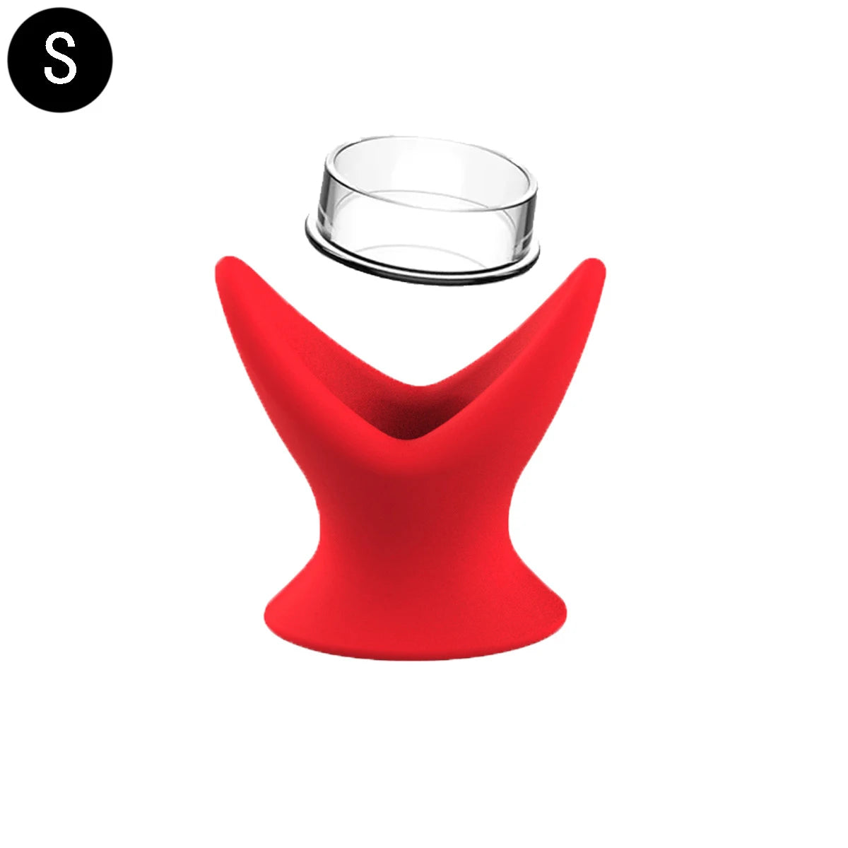 Soft Silicone Hollow Anal Plug, Stretchy Open Tunnel Butt Plug Dilator for Anal Training Stretching Enema Play, Comfortable Base