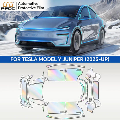 For Tesla Model Y Juniper 2025 2026 Paint Protection Film Self-Healing Bra PPF Body Sticker Accessories Anti-Scratch Resistant