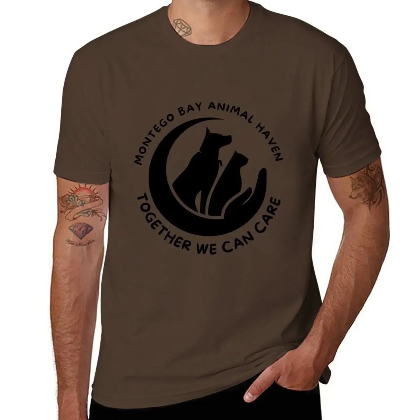 Together we can care T-Shirt oversizeds Short sleeve tee Men's t-shirt