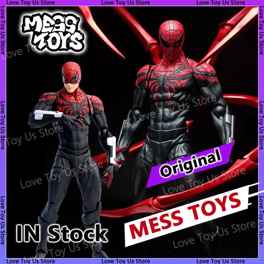 Original Mess Toys Superior Spider Man Doctor Octopus & Peter Parker  Messtoys Anime Action Figure Gift Toy