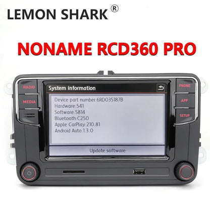 NONAME RCD360 PRO Carplay Car Radio New RCD330 Android Auto MIB Radio For VW Golf 5 6 Jetta MK5 MK6 Tiguan CC Polo Passat B5 B6