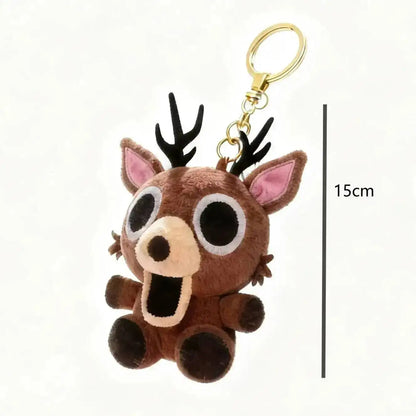 2026 New 99 Nights In The Forest Plush Game Merchandise Brown Stand And Sit Elk Deer White Owl Stuffed Doll Pillow For Kid Gifts