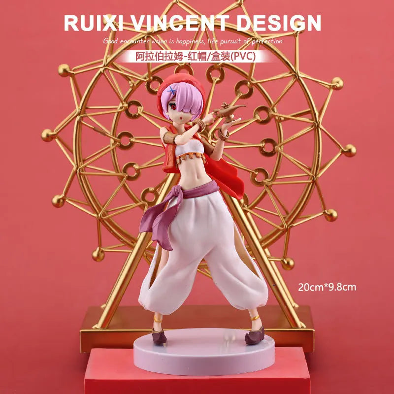 Anime Figure Hatsune Miku Model Statue Doll Beautiful Girl Sailor Moon Rem Asuna Cosplay Merchandise Collectible Gift For Fans