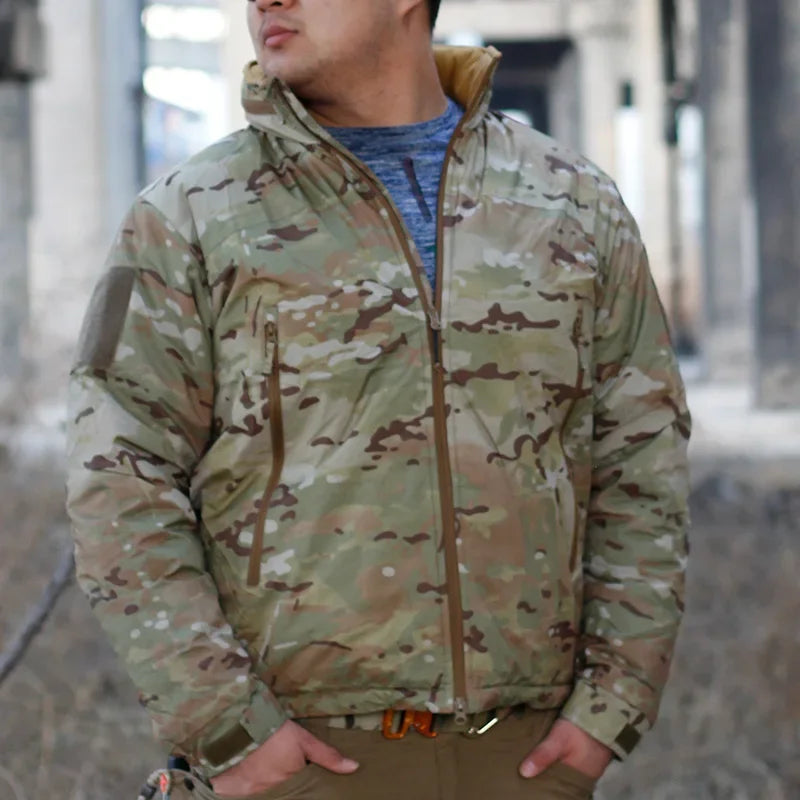 L7 Winter Warm Waterproof Jacket Parkas Men Windbreaks Tactical Hunting Camping Hiking Down Jacket Polar Region Coat