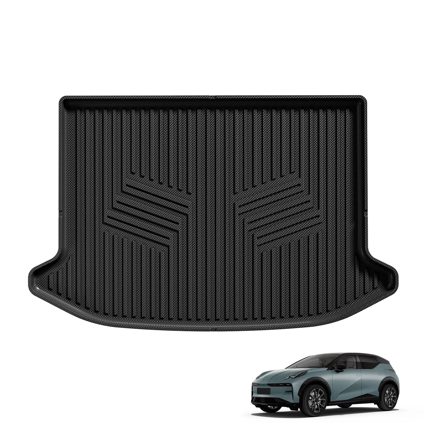 for ZEEKR X 2023-2024 Car Floor Mats Protective Mat Auto Accessories Foot Pad Cargo Liner Trunk Mat Only Fit Right Hand Drive