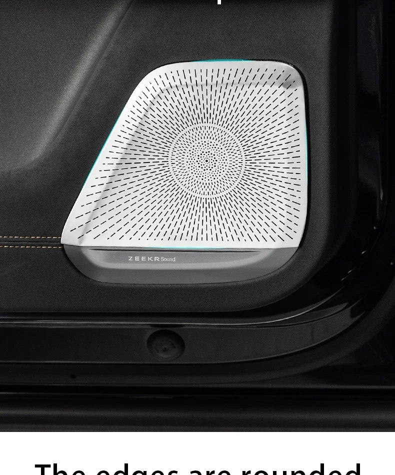 Car audio cover For ZEEKR 7X Door Horn Cover Audio Protective Cover Metal Car Interior Trim Accessories