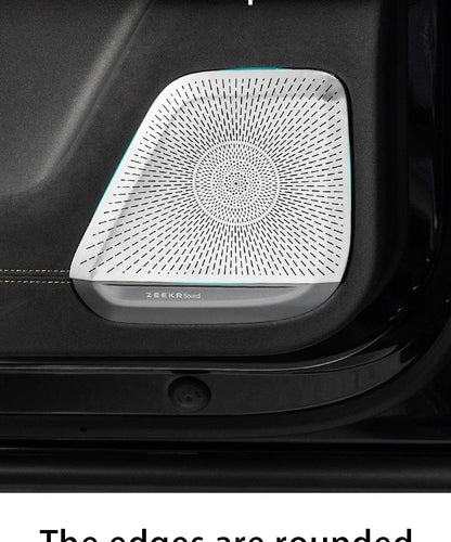 Car audio cover For ZEEKR 7X Door Horn Cover Audio Protective Cover Metal Car Interior Trim Accessories