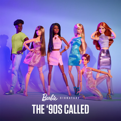 Authentic Barbie Looks Series Fashion Collection Dolls Black High Sister Collection Items Girls' Social Multi Joint Play Toys