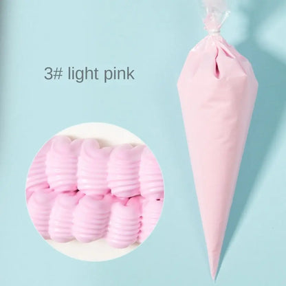 Creative Imitation Cream Glue Fake Whipped Clay Glue Soft Clay with Nozzle Clay Glue Cream in Bags 100g Cream Gum DIY Hair Clip