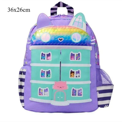 Australia Original Gabby Dollhouse Classic Student Backpack 42cm X 30cm Lunch Bag Pencil Case