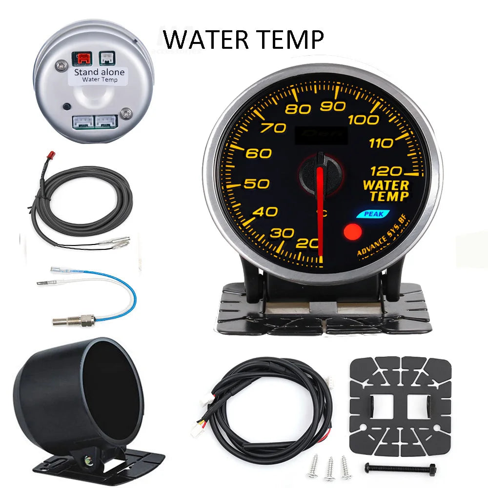 HA Accessories Auto Gauge 60MM DEF BF Style Water Temp Oil Temp Oil Press Tachometer RPM EGT