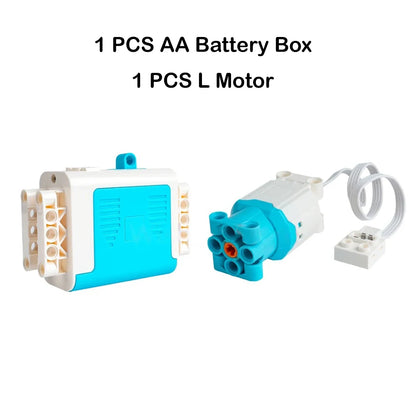 New Version MOC Power Functions M L XL Servo Motor 8883 88003 8882 AA Battery Box 8881 Technical Part Building Blocks for legoed