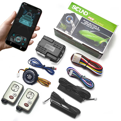 Universal Modified PKE Keyless Entry Start System One Touch Start Stop Button Bluetooth APP Remote Control for Toyota remote con