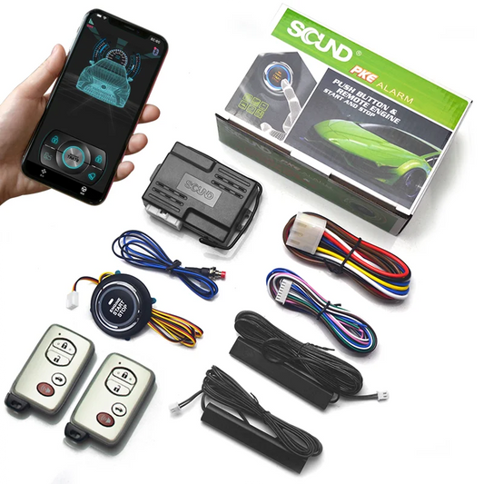 Universal Modified PKE Keyless Entry Start System One Touch Start Stop Button Bluetooth APP Remote Control for Toyota remote con