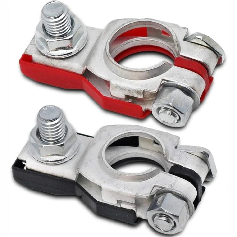 2Pcs Automotive Battery Terminal Wire Cable Clamp Quick Release Connector Clamp Clip Connector For Car Caravan Boat 12V 24V