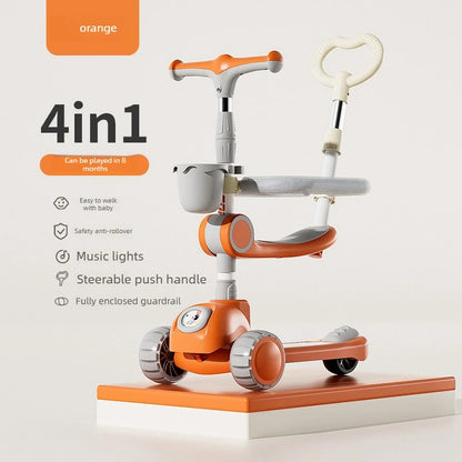 Scooter for children and scooter suitable for boys and girls, ideal for helping children develop their sense of balance