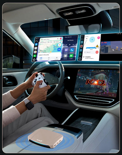 Ultra box 8GB+128GB 5G netAndroid 15.0 SM6350 Ai Box CarPlay Wireless Android Auto Wireless Adapter Support Youtube Netfilx IPTV