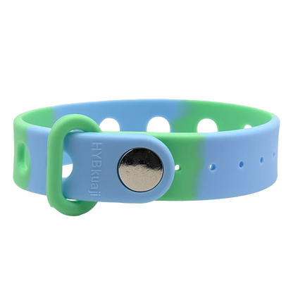 1-24pcs 21.5cm Silicone Bracelets with Holes Soft Wristbands Fit Shoe charms Shoe Accessories Pins Adjustable Size Kids Ornament