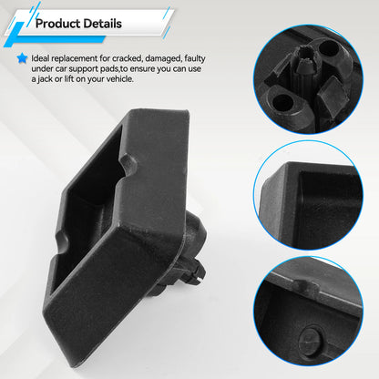 4pcs 51717001650 Under Car Jack Lift Jacking Point Support Pad Plug Block Cover for BMW 5series E39 7series E38 X5 E53 Auto