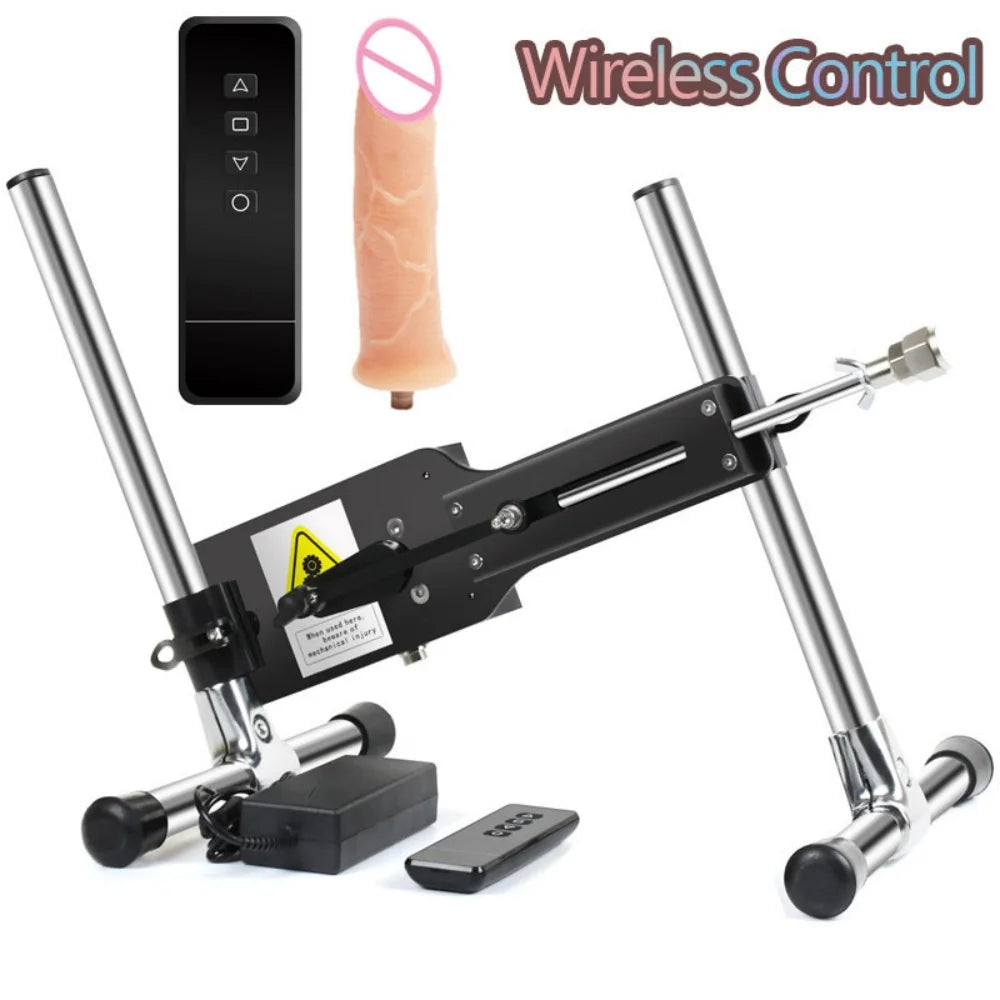 Love Machine With Thrusting Dildo Attachments Automatic Remote Control Adjustable Sex Toys For Adults Vagina Anal Masturbation
