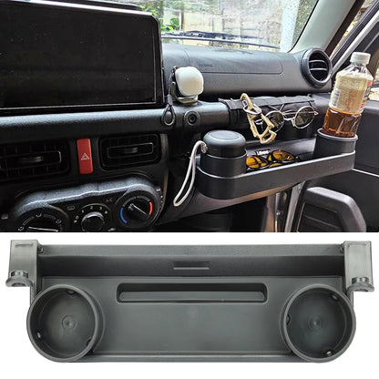 Car Co-pilot Handle Expansion Storage Box Multi-Function Cup Phone Holder Stand for Suzuki Jimny JB64 JB74 2019-2025 Accessories