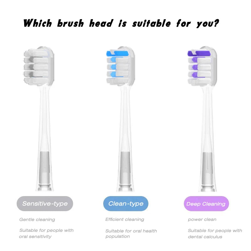 15pcs Brush Head Compatible with LaiFen LFTB01-P-A-S Sonic Electric Toothbrush Vacuum Packaging