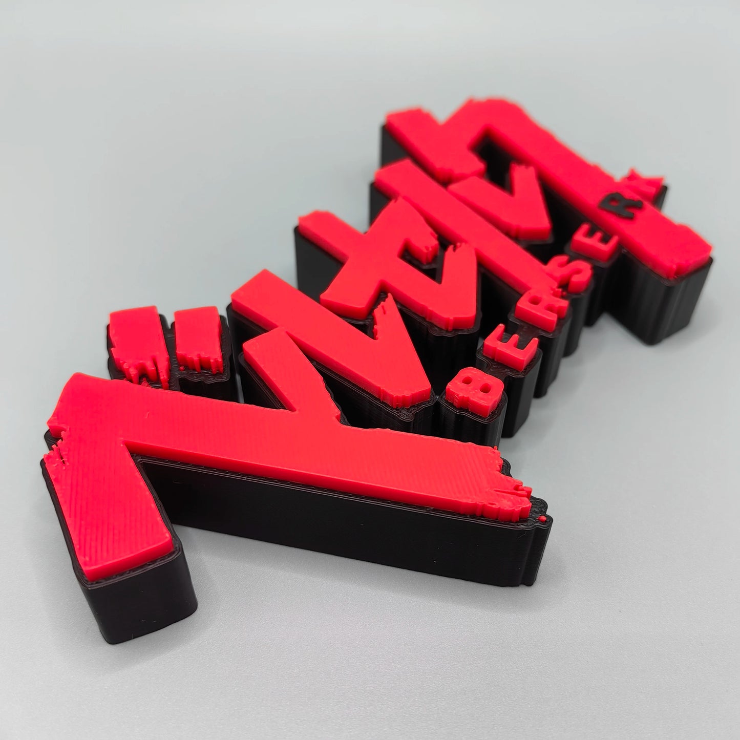 Anime Berserk 3d Printing Three-Dimensional Font Standing Sign Logo Nameplate Desktop Decoration Model Toy Gift