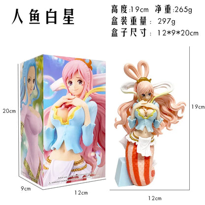 One Piece Anime Figure Nami Shirahoshi Nico Robin Nefertari D Vivi Action Model Pvc Statue Desktop Ornament Collection Toys Gift