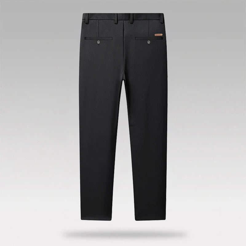 Luxury Highend Spring Elastic Business For Men's Pants Slim-fitting Non-ironing Anti-wrinkle Commuting Small Straight Suit Pants