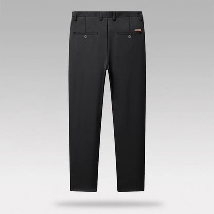 Luxury Highend Spring Elastic Business For Men's Pants Slim-fitting Non-ironing Anti-wrinkle Commuting Small Straight Suit Pants