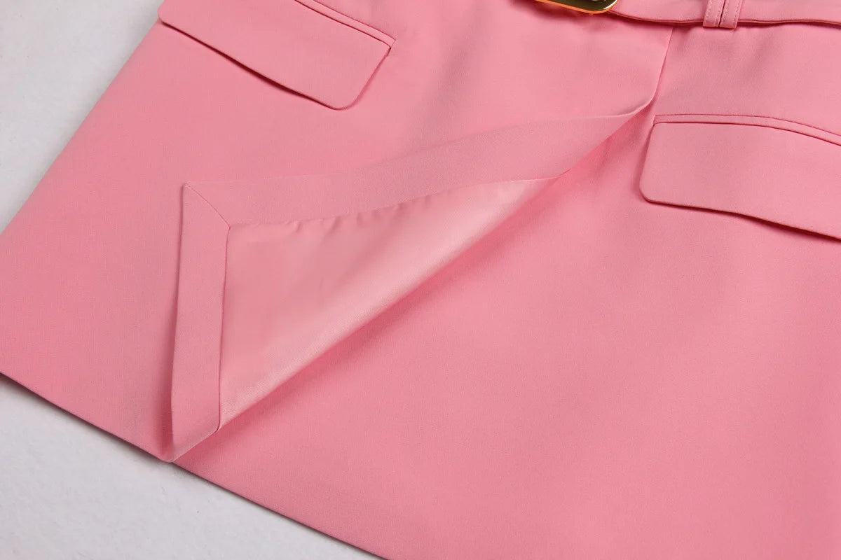 2025 Spring and Autumn New Fashion Professional OL Women's Suit Jacket Top A Line Short Skirt Set Temperament Two-piece Set