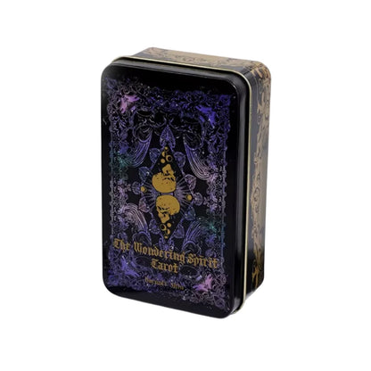 Vintage Art Collectible Cards Tin Box Set, Beginner Leisure Table Game Cards, Creative Gift for Family & Friends Party