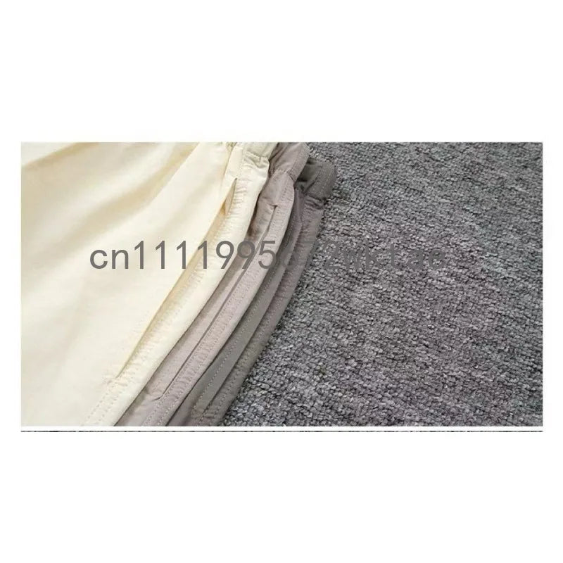 FW21 Classic Men's Nylon Shorts Fashion Design 3M Reflective Letter Shorts High Street Loose Lightweight Beach Five-point Pants