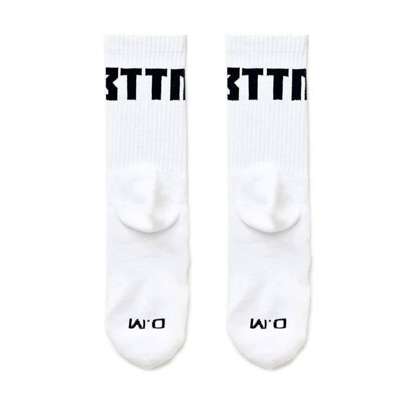 Man Socks Basketball Sports Stockings Crew Compression Stockings Fitness Thickening Terry Socks Casual Medias Hombre Business
