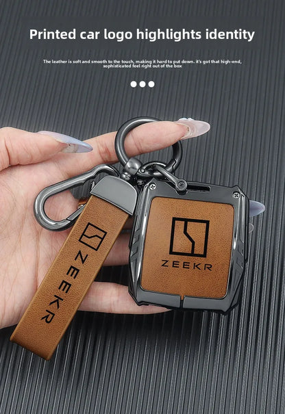 2025 ZEEKR 001 Keycase 7x 9x 007 009 Mix Car Specific Protective Shell Chain Keybag for Men and Women