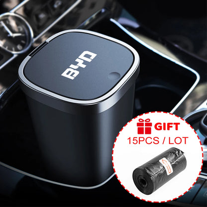 Car Trash Bin Garbage Storage Can Dust Case Auto Accessories For BYD F3 E6 Yuan Plus Atto F0 G3 I3 Ea1 Song Max Tang Dmi 2din