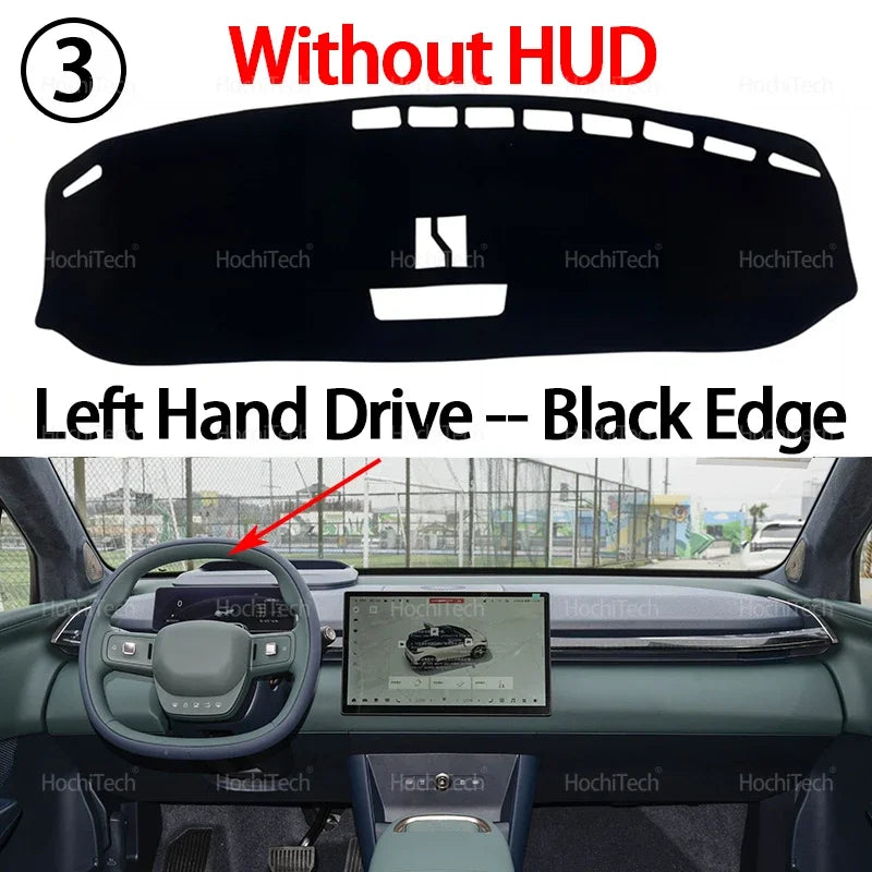 Car Dashboard Cover Dash Mat for Zeekr X 2024 2025 2026 MK2 Pad Sunshade Cushion Sunshield Nonslip Anti-UV Accessories