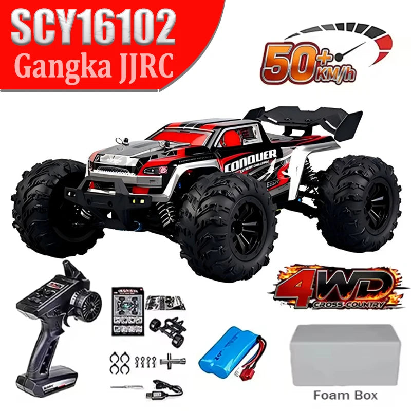 1:16 SCY 16101PRO 16102PRO 16103PRO 4WD Brushless RC Car 70km/h High Speed Off Road Racing Car Remote Control Toy Car Gift