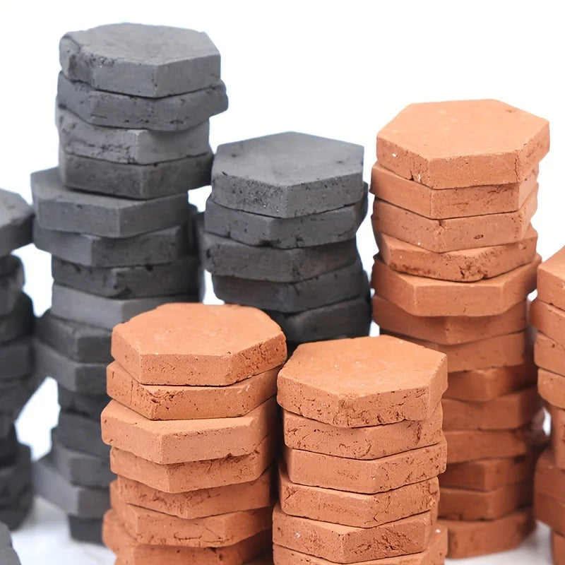Scale Small Six-Sided Brick Model - The Perfect Proportion for a Realistic Fake Brick Dollhouse - Christmas Gift, Birthday Gift