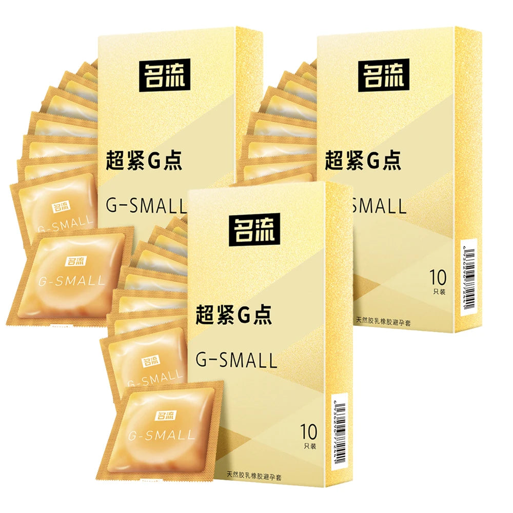 30pcs Ultra Thin Condoms for Men Anti Falling Off 45mm 49mm Small Size Penis Sleeve Slim Fit Sex Toys Condom Couples Sex Tools