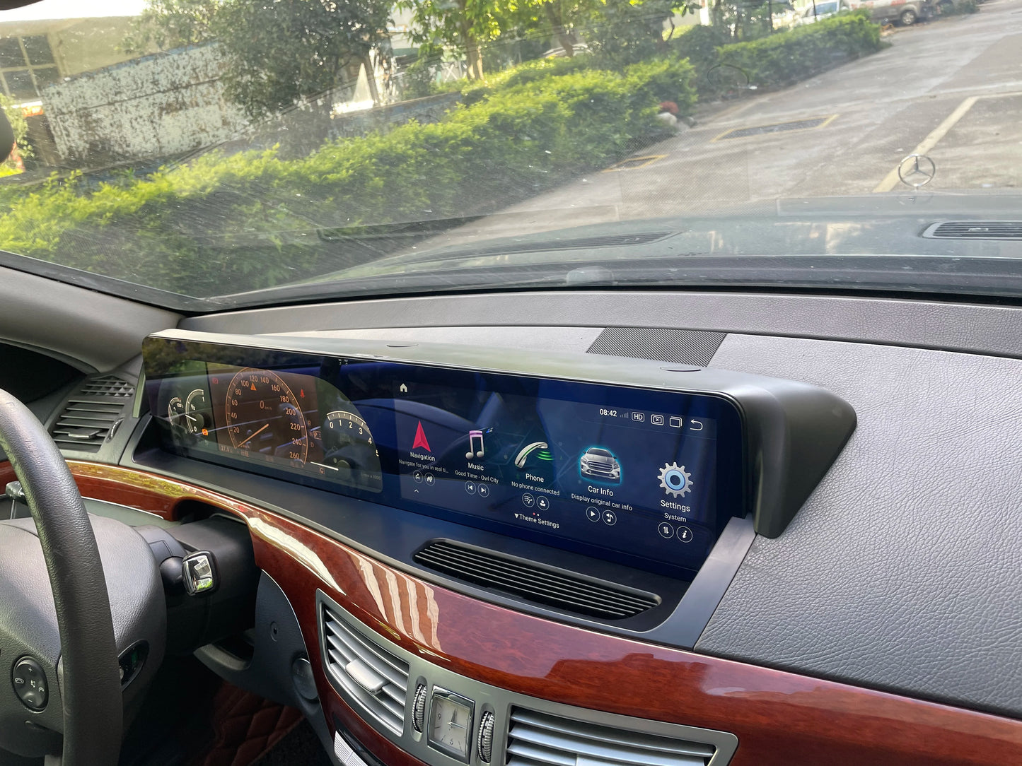 Android 13 Navigation GPS 12.3" Carplay For Benz S/CL class W221 2006-2013